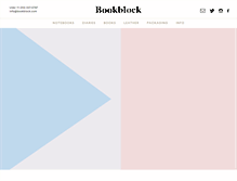 Tablet Screenshot of bookblock.com